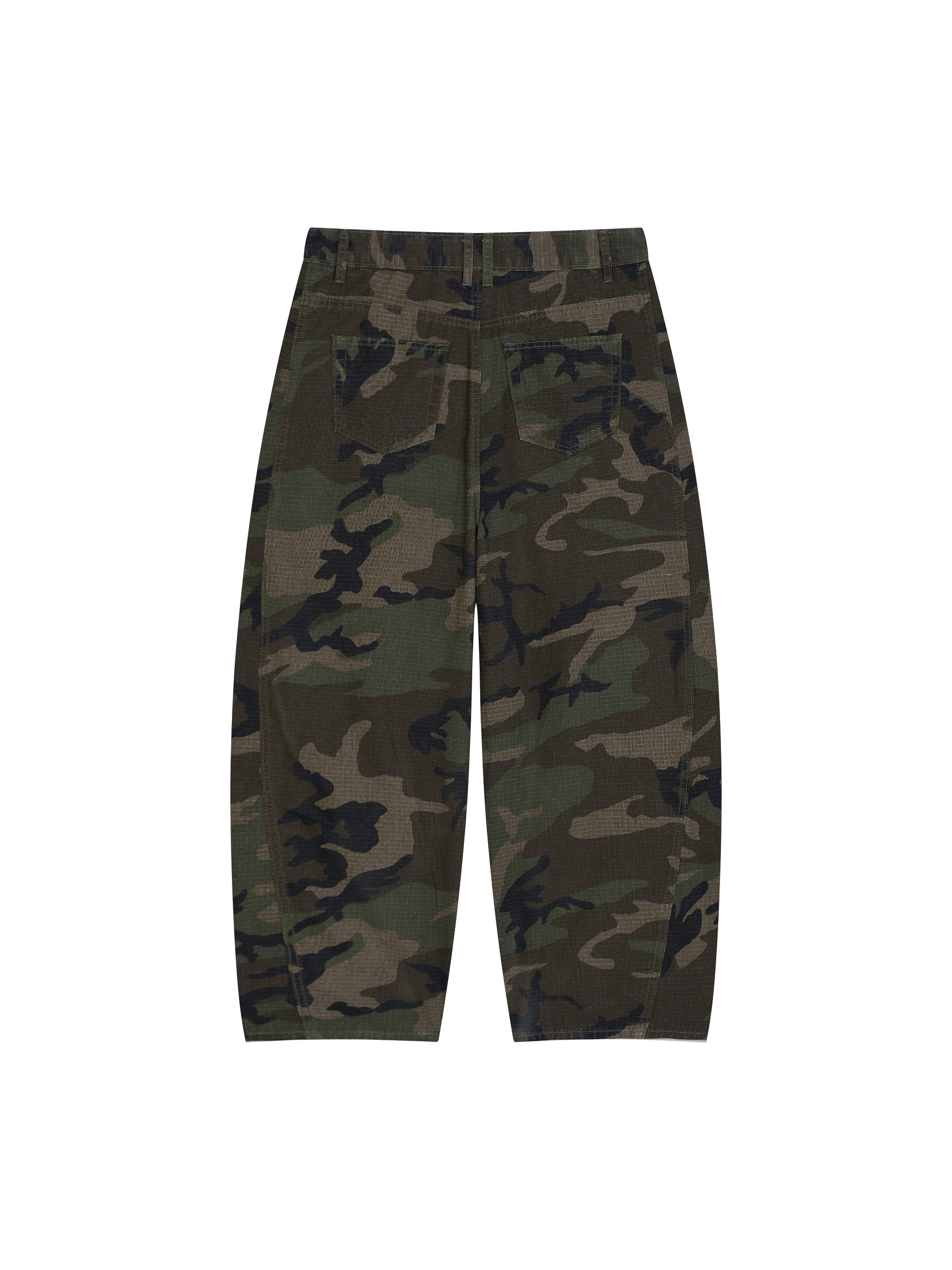 Men's Camo Barrel Leg Cargo Pants #MB0021 | TAPSTITCH
